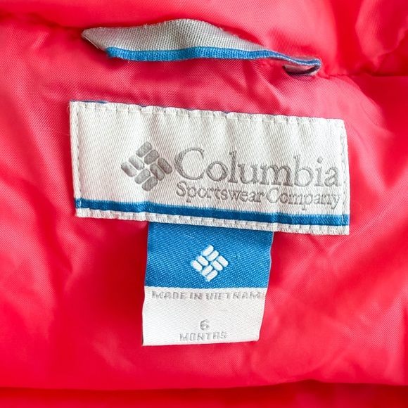 Columbia Snuggly Bunny Baby Snowsuit 6M Patchwork Plaid Bunting Hooded One-Piece - Picture 9 of 14